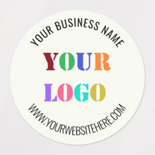 Custom Business Logo Name Website Company Labels