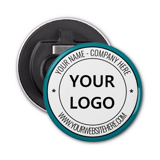 Custom Business Logo Name Website Personalized Bottle Opener (Front)