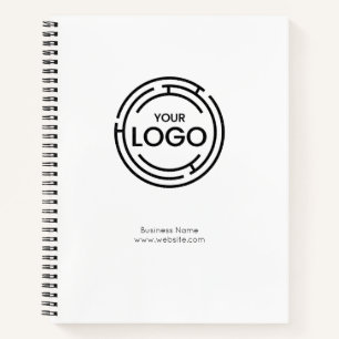 Custom Business Logo Notebook