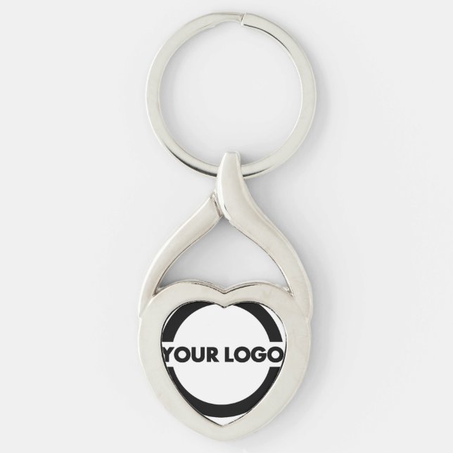 Custom Business Logo Or Image Metal Keychain (Front)