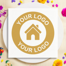 Custom Business Logo Or Image Paper Party