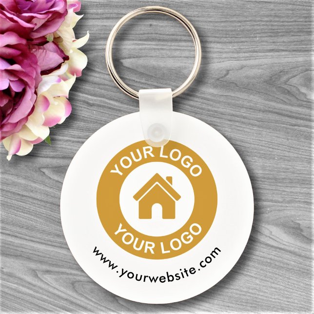 Custom Business Logo Or Image Promotional Keychain (Creator Uploaded)