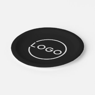Custom Business Logo Paper Plate