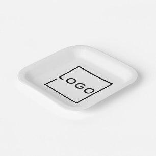 Custom Business Logo Paper Plate