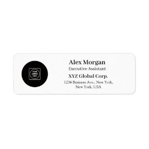 Custom Business Logo Personalized Address Labels