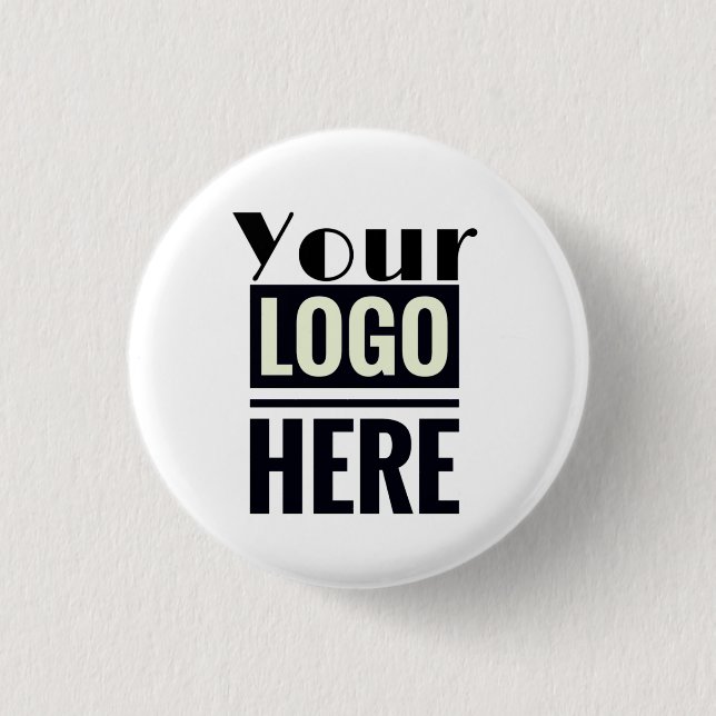 Custom Business Logo Personalized Golf Ball 1 Inch Round Button (Front)