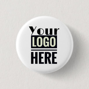 Custom Business Logo Personalized Golf Ball 1 Inch Round Button