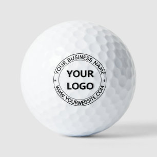 Custom Business Logo Personalized Stamp - Modern Golf Balls