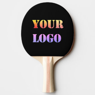 Custom Business Logo Ping Pong Paddle Your Colours