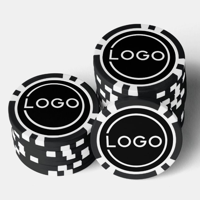 Custom Business Logo Poker Chips (Stack)