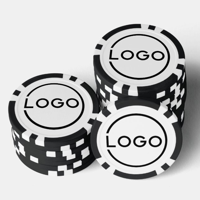Custom Business Logo Poker Chips (Stack)
