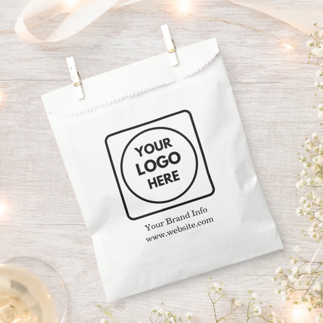 Custom Business Logo | Professional Company  Favour Bag (Clipped)