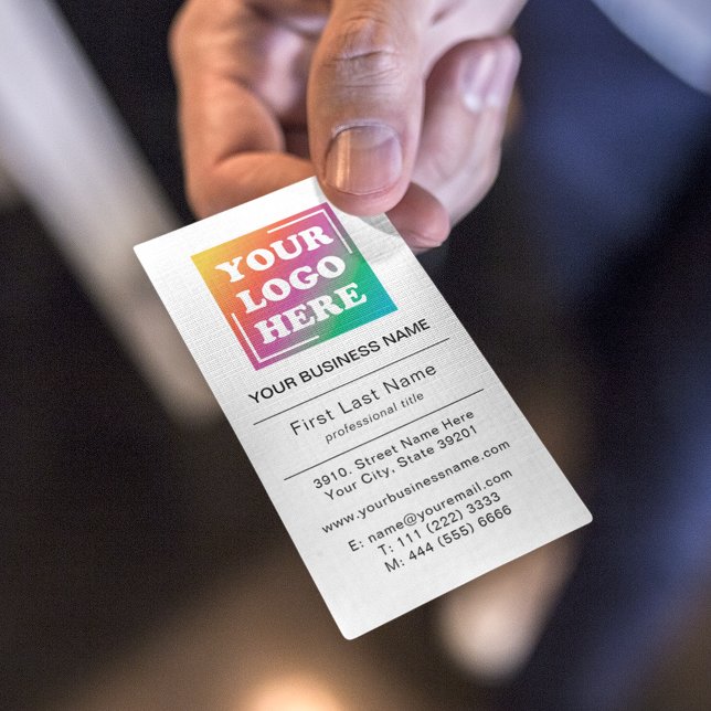 Custom Business Logo Professional Modern Card (Creator Uploaded)