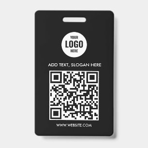Custom  Business Logo Professional Simple White  Badge