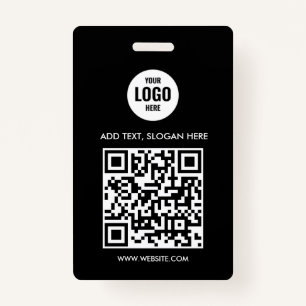 Custom  Business Logo Professional Simple White  Badge