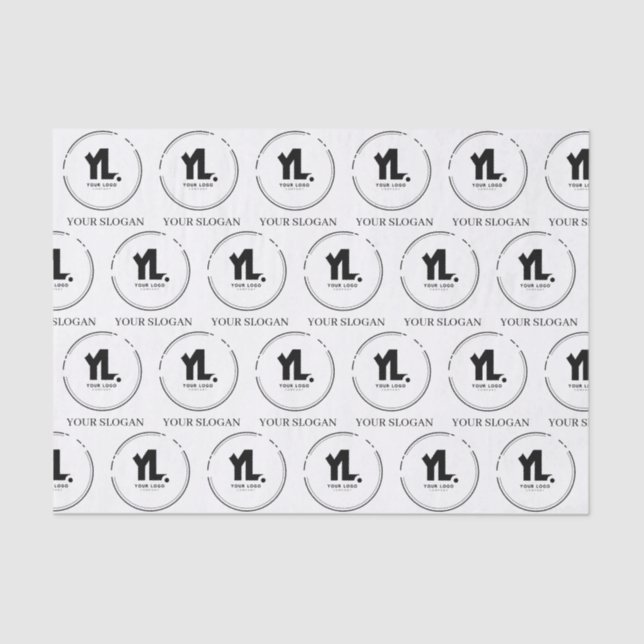 Custom Business Logo Professional Tissue Paper (Front)