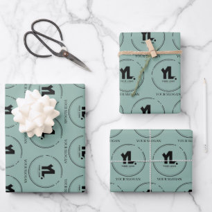Custom Business Logo Professional Wrapping Paper Sheet