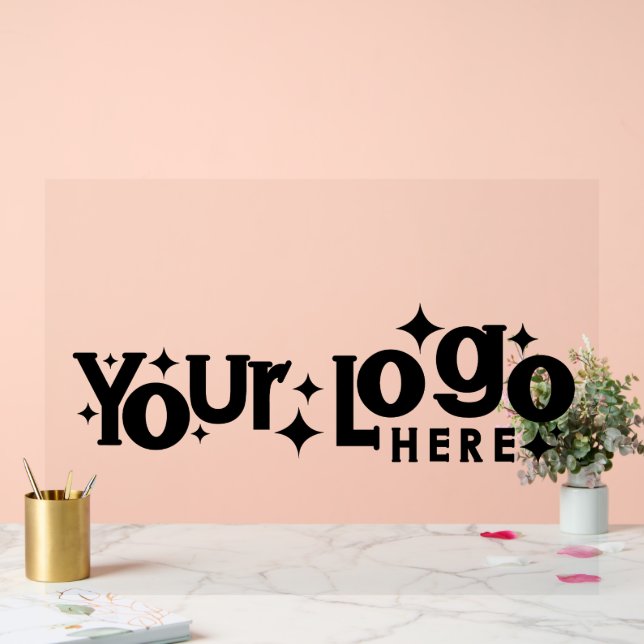 Custom Business Logo Promotional Company Simple Acrylic Sign (Wedding)