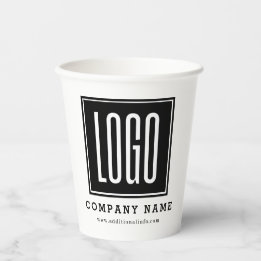 Custom Business Logo Promotional Paper Cups