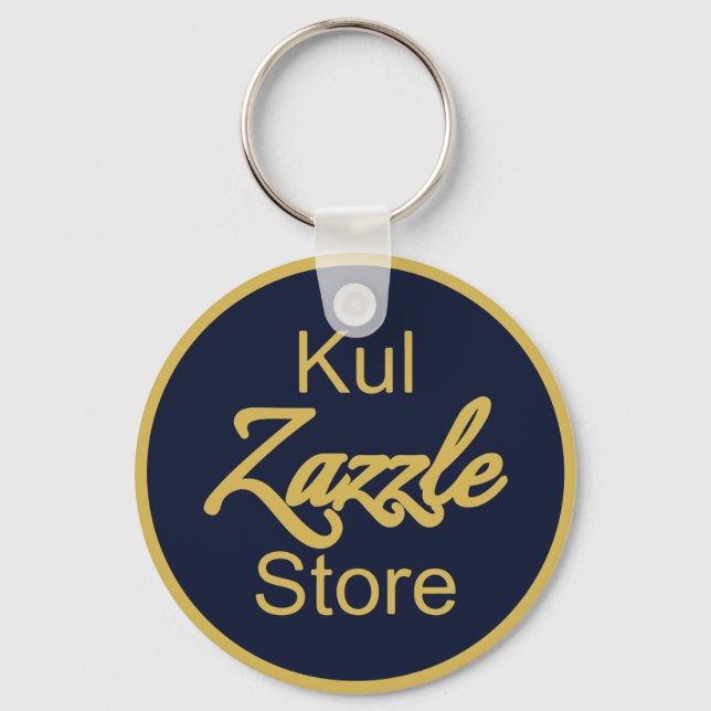 Custom Business Logo QR Code Keychain (Front)