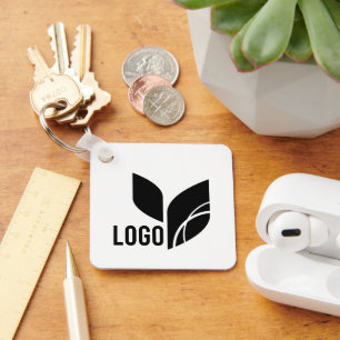 Custom Business Logo QR Code Marketing Keychain