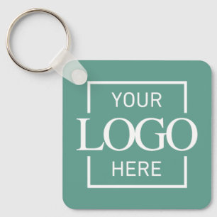 Custom Business Logo & QR Code Promotional Swag Keychain