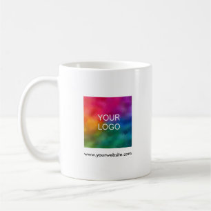 Custom Business Logo QR Code Scan Me Template Coffee Mug