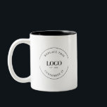 Custom Business logo QR code Website branded Two-Tone Coffee Mug<br><div class="desc">Start every morning with a touch of professionalism and brand pride! This custom two-toned coffee mug is more than just drinkware—it’s a conversation starter. Featuring your business logo, a scannable QR code, and website, it’s a sleek and practical way to promote your brand with every sip. Whether you're gifting it...</div>