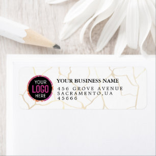 Custom Business Logo Return Address