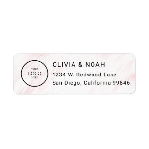 Custom Business Logo Return Address Label