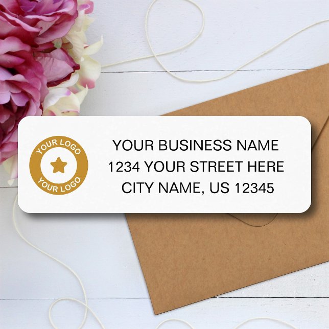 Custom Business Logo Return Address Labels (Creator Uploaded)