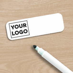 Custom Business Logo Reusable Dry Erase Name Tag