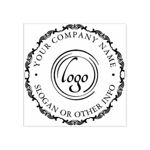 Custom Business Logo  Rubber Stamp
