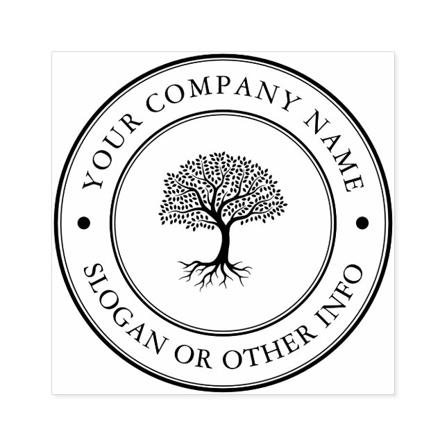  Custom Business Logo Rubber Stamp (Imprint)