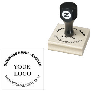 Custom Business Logo  Rubber Stamp