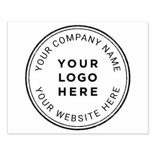 Custom Business Logo Rubber Stamp