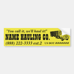 Custom Business Logo Sign Bumper Sticker