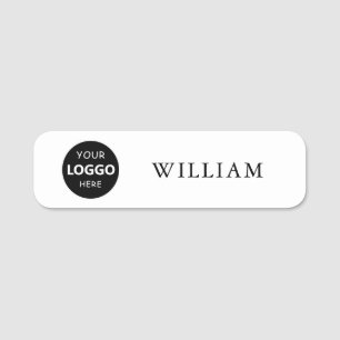 Custom Business Logo Simple Employee magnetic Name Tag