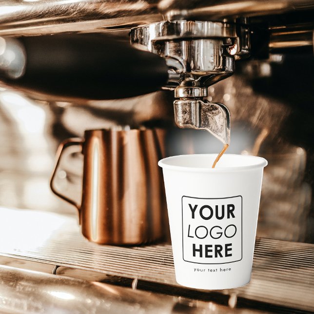 Custom Business Logo Slogan Text Professional Paper Cups (Custom Business Logo Slogan Text Professional Paper Cups)