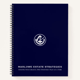 Custom Business Logo Spiral Notebook