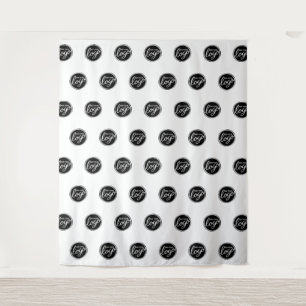 Custom Business Logo Step and Repeat Tapestry