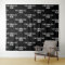 Custom Business Logo Step & Repeat Backdrop Black