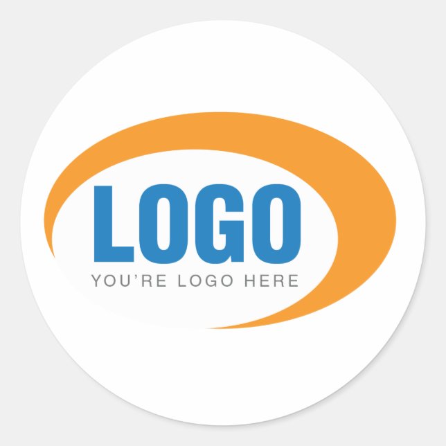 Custom Business Logo Stickers (Front)