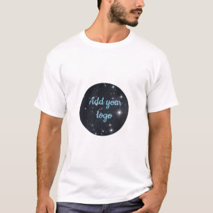 Custom Business Logo T-shirt With QR code 