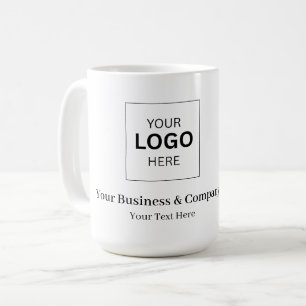 Custom Business Logo Template Coffee Mug