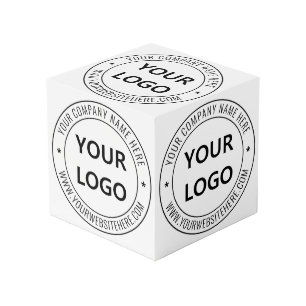 Custom Business Logo Text Company Promotional Cube