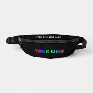 Custom Business Logo Text Fanny Pack Choose Colour
