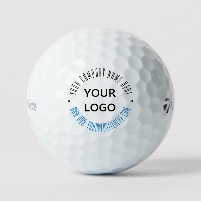 Custom Business Logo Text Personalized Golf Balls (Front)