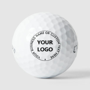 Custom Business Logo Text Personalized Golf Balls