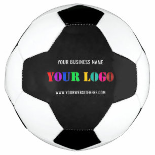 Custom Business Logo Text Personalized Soccer Ball